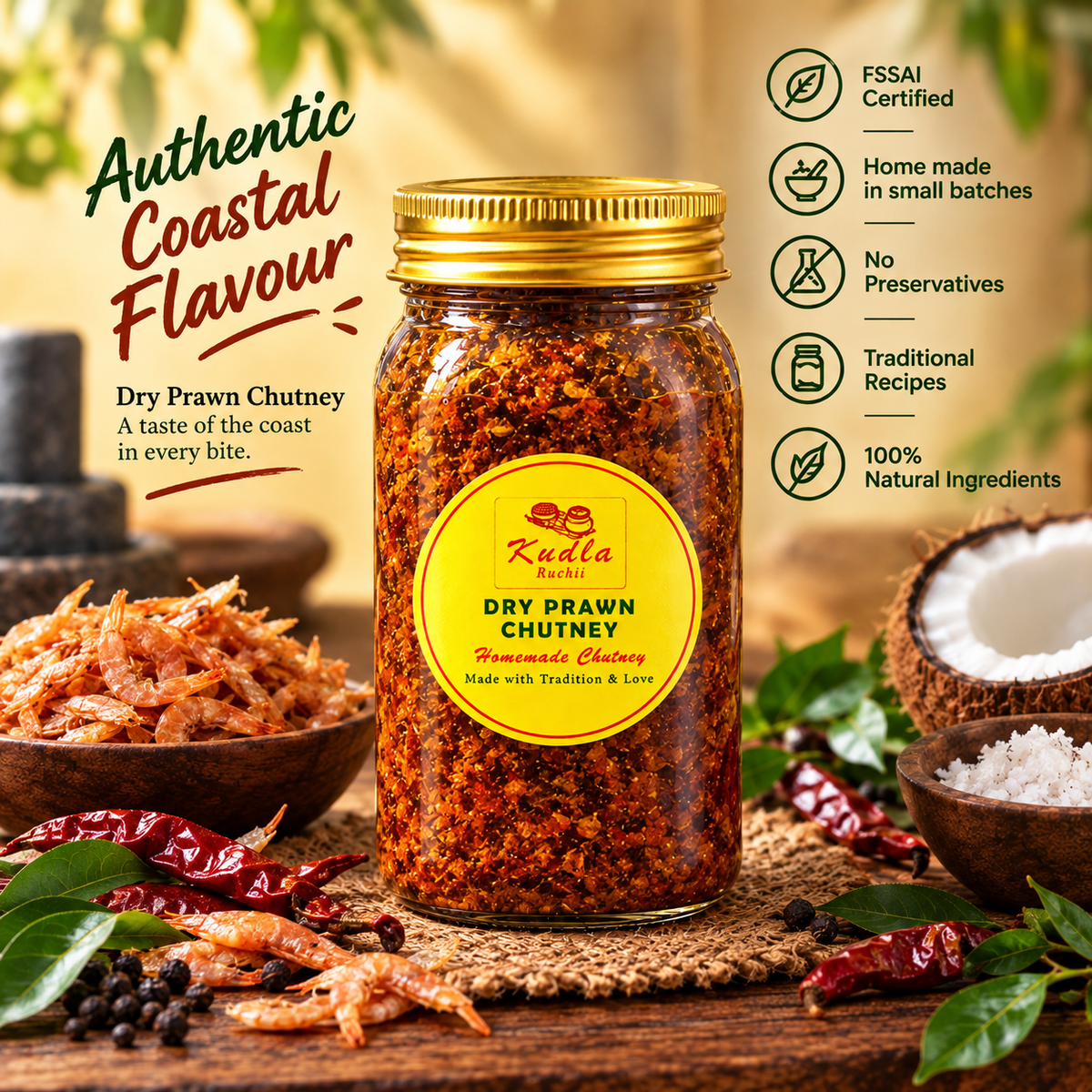 Dry Prawn Chutney